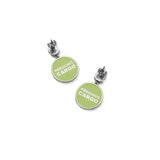 Grogu Precious Cargo Medallion Drop Earrings
