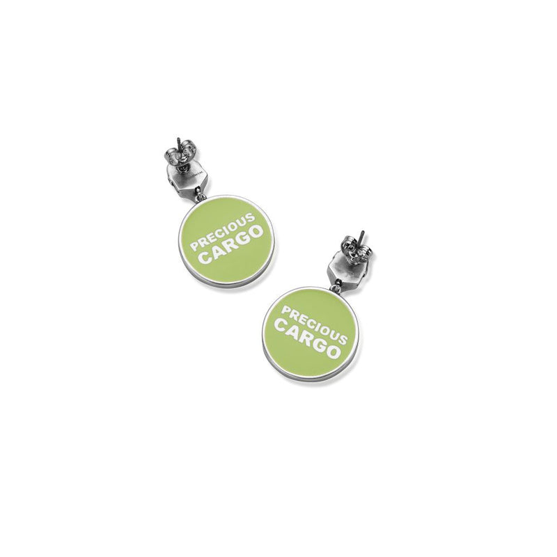 Grogu Precious Cargo Medallion Drop Earrings