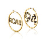 Disney-The-Lion-King-Roar-94-Hoop-Earrings-Yellow-Gold-Couture-Kingdom-Jewellery-DLYE220