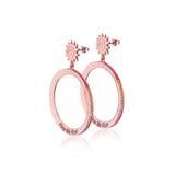 Savanna Sunset Hoop Earrings