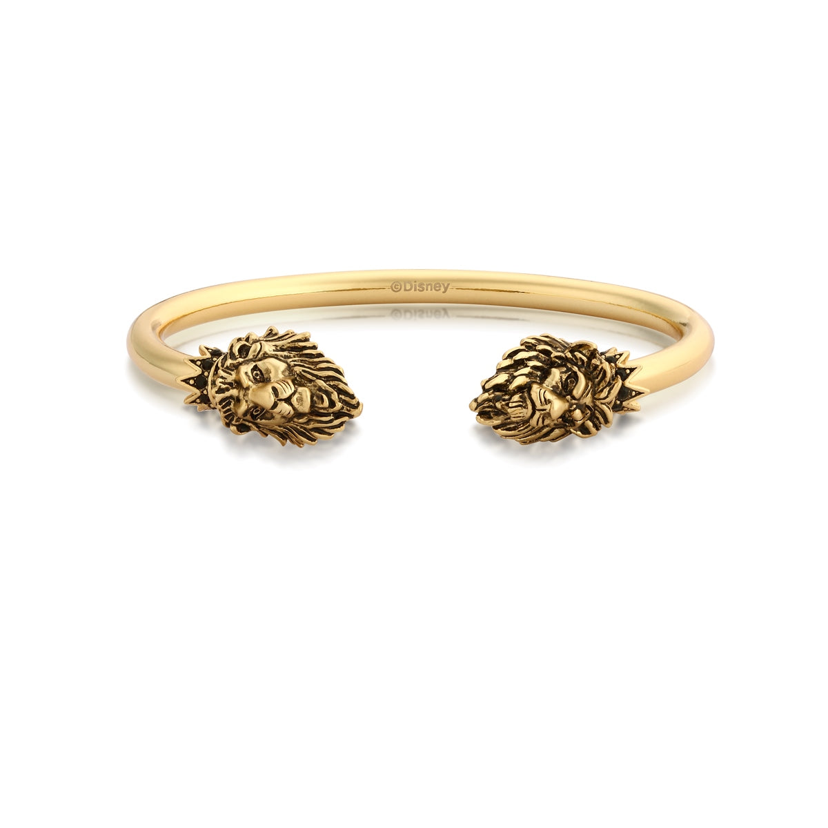 Disney-The-Lion-King-Simba-Scar-Yellow-Gold-Bangle-Couture-Kingdom-Front-View-DLYB230