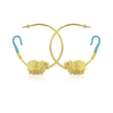 Disney_Toy_Story_Bo_Peep_Hoop_Earrings_Yellow_Gold_Couture_Kingdom_DYE1009