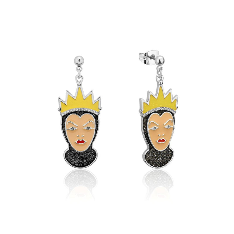 Disney_Villains_Evil_Queen_Snow_White_Crystal_Drop_Earrings_White_Gold_Couture_Kingdom_DSE1090