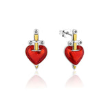 Disney_Villains_Evil_Queen_Snow_White_Heart_Dagger_White_Gold_Earrings_Couture_Kingdom_DSE1091