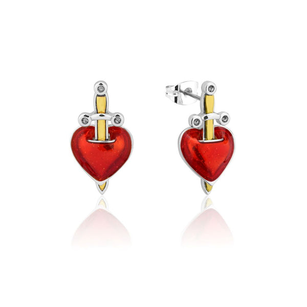 Disney_Villains_Evil_Queen_Snow_White_Heart_Dagger_White_Gold_Earrings_Couture_Kingdom_DSE1091