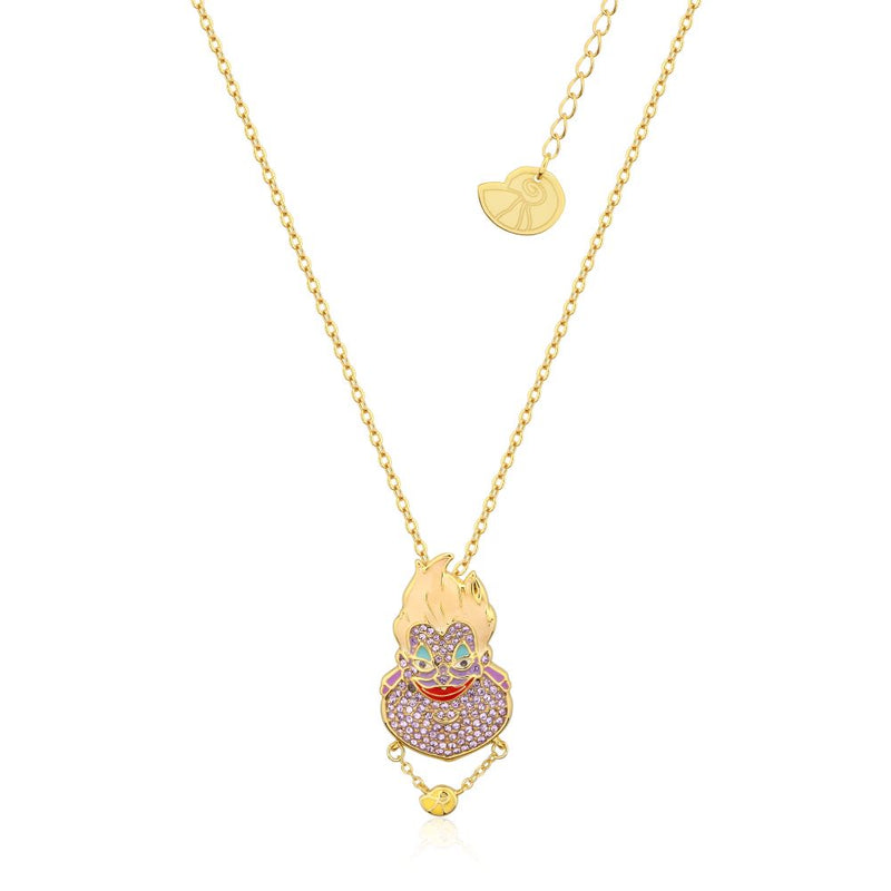 Disney_Villains_Ursula_Little_Mermaid_Crystal_Necklace_Yellow_Gold_Couture_Kingdom_DYN1094