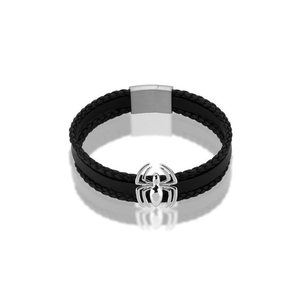 Marvel Spider Man Leather Bracelet Couture Kingdom