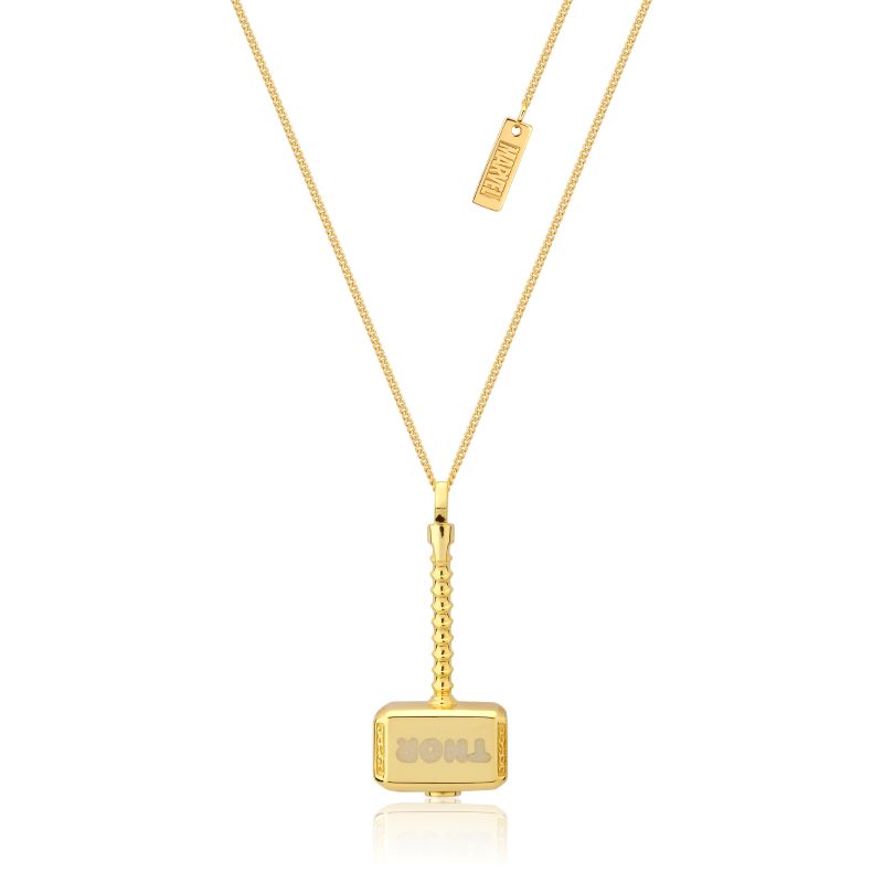 Precious Metal Marvel Thor Hammer Necklace