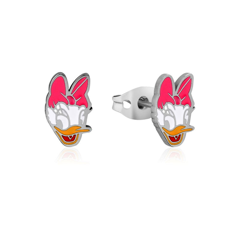 ECC Daisy Duck Enamel Stud Earrings