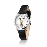 SPW006_Pluto_Small_Watch_Black_Strap_Front_View