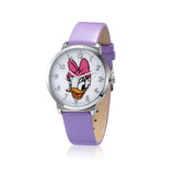SPW010_Daisy_Duck_Watch_Purple_Strap_Front_View