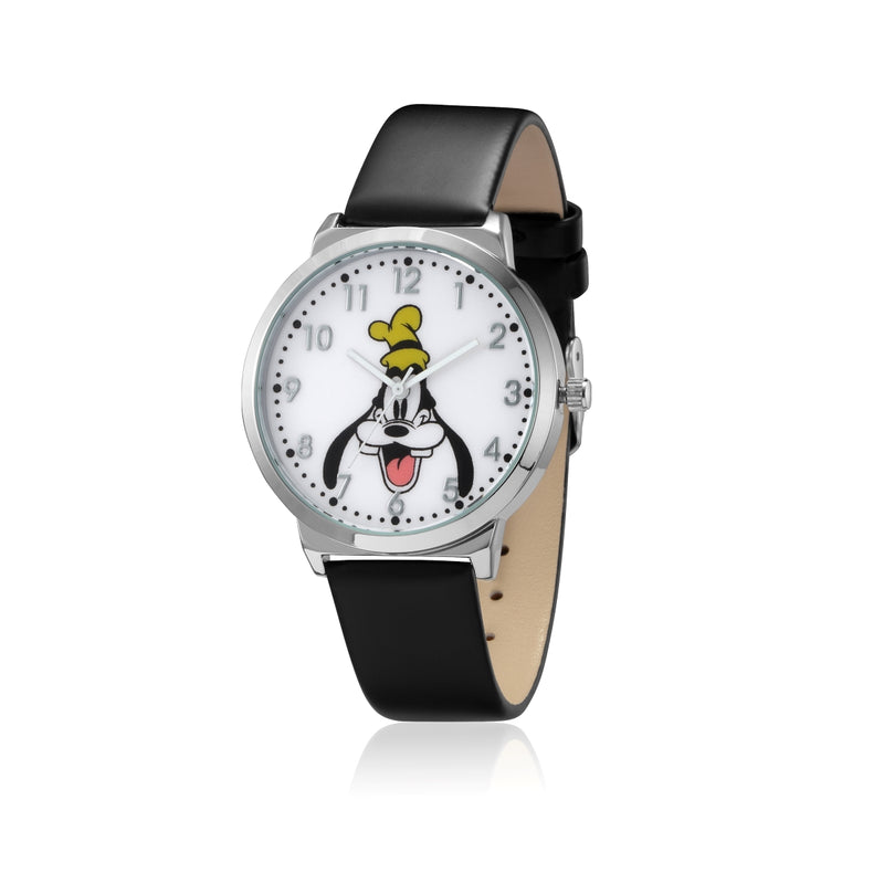 SPW011_Goofy_Watch_Black_Strap_Front_View.