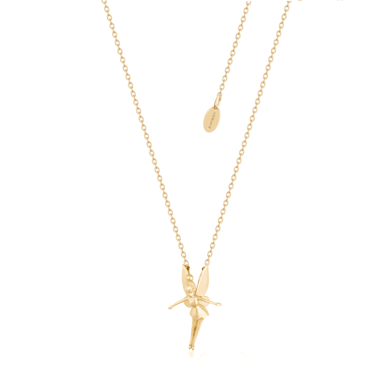 Disney_Couture_Kingdom_Tinker_Bell_Necklace_Sterling_Silver_Yellow_Gold_SSDN224