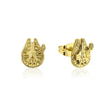 Star_Wars_Millennium_Falcon_Stud_Earrings_Yellow_Gold_Couture_Kingdom_SWE011