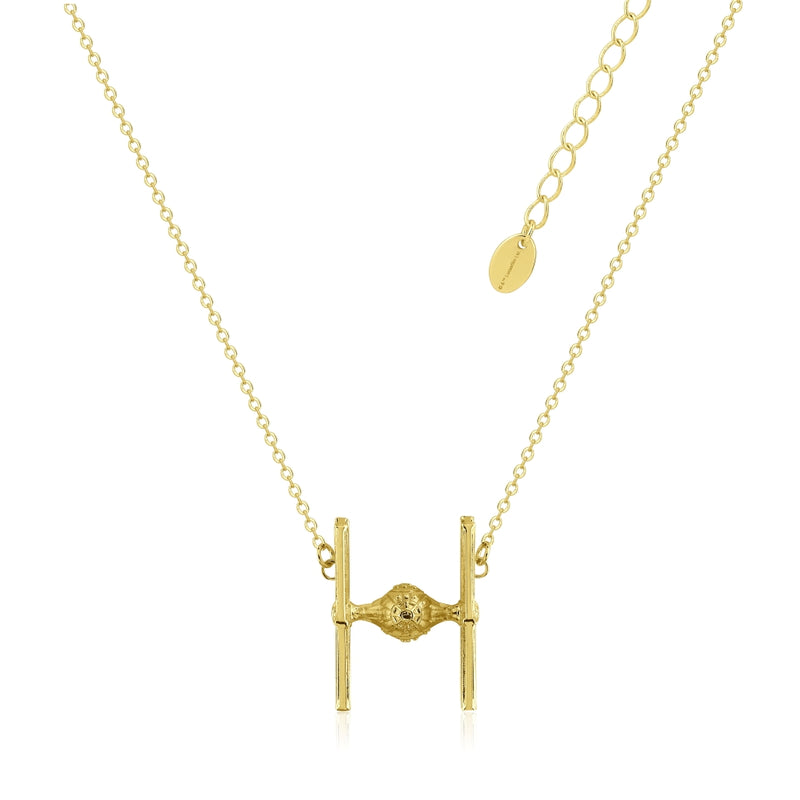 Star_Wars_TIE_Fighter_Necklace_Yellow_Gold_Couture_Kingdom_SWN011